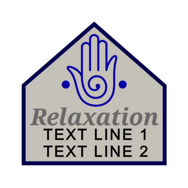 Healing Hand Relaxation Wellness Patch Custom Patches